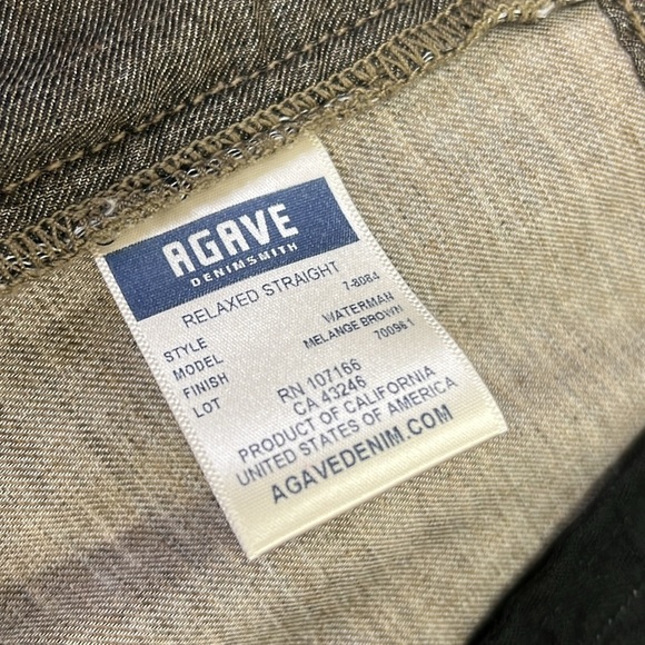 NWT Agave Denim #7 Waterman Relaxed Straight Pants - Picture 8 of 9